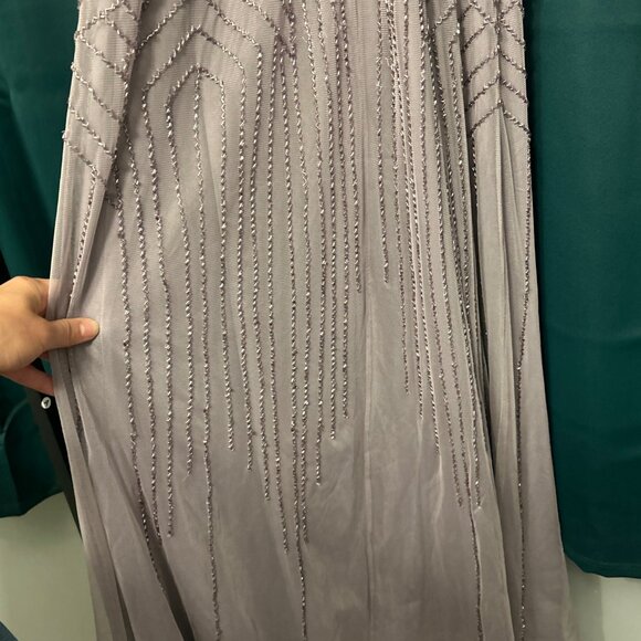 Lilac Beaded gown - Picture 3 of 5